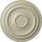 Ekena Millwork Traditional Ceiling Medallion (Fits Canopies up to 5 1/2"), 24 3/8"OD x 1 1/2"P, Clear Yellow CM24TRCYF - alternate 1